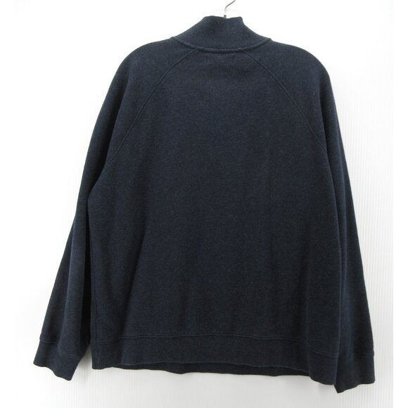 Naadam Sweater Large Cashmere Cotton 1/4 Zip Pullover Minimalist Knit - Picture 6 of 10